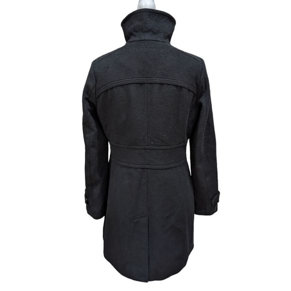 NWT Cole Haan Signature Women's Black Wool Blend Coat Size 4 - Picture 4 of 10